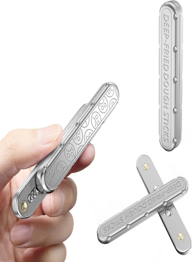 أو بيست لعبة OBEST EDC المعدنية المنزلقة لتخفيف التوتر، لعبة دوارة معدنية منزلقة مع قضيب دفع، لعبة حسية للأطفال المصابين بالتوحد وفرط النشاط، لعبة مكتبية للكبار - Image 2